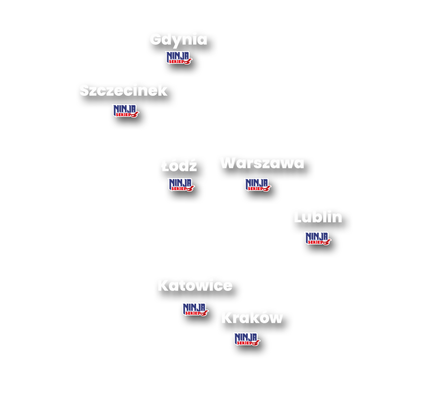 Mapa lokalizacji Darmowych Treningów