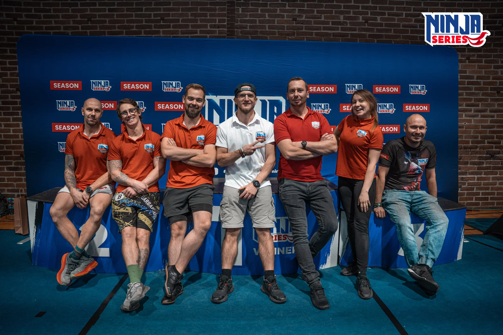 Zespół organizatorów Ninja Series podczas Finału Sezonu