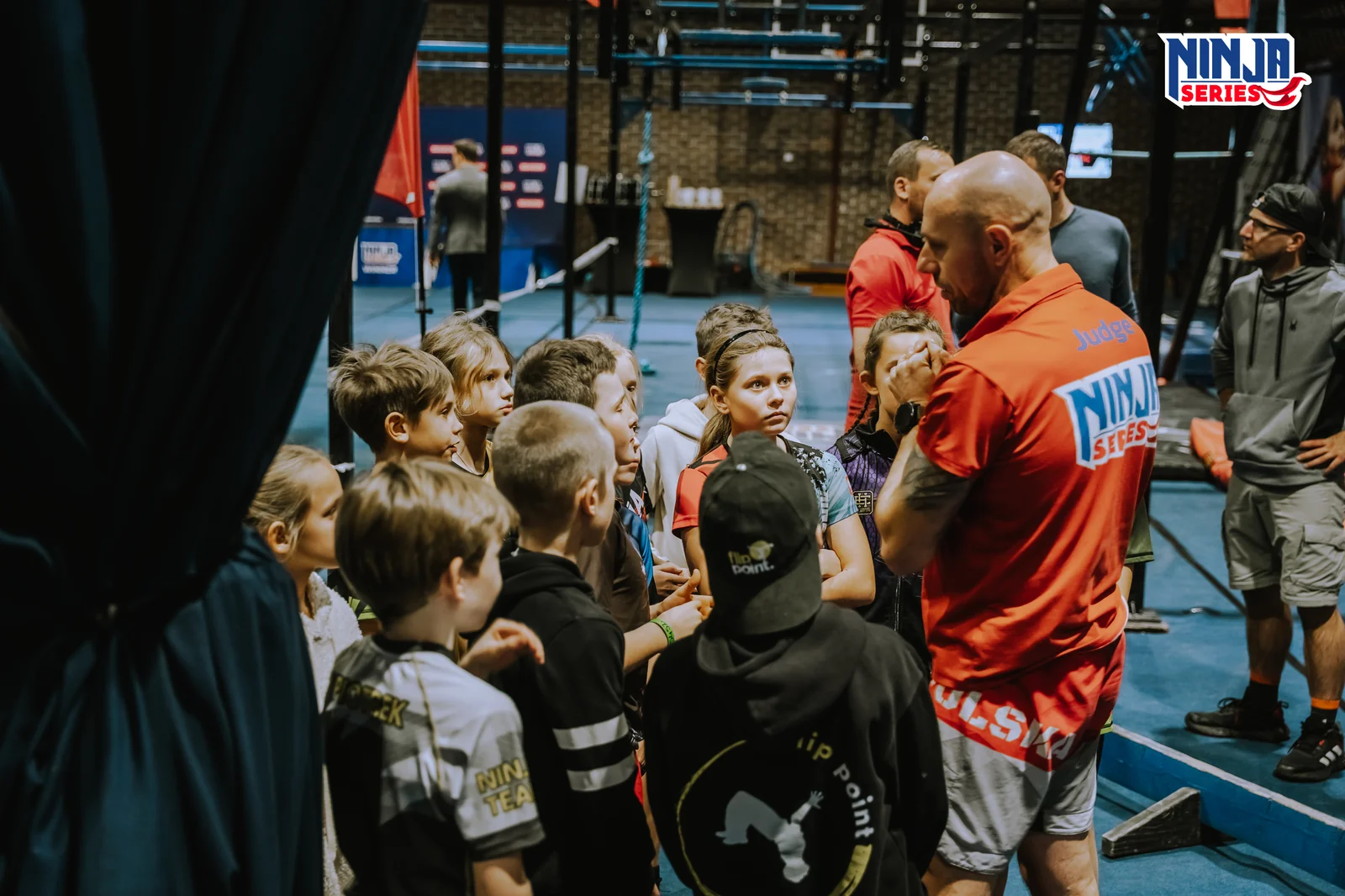 Briefing zawodników Kids przed startem